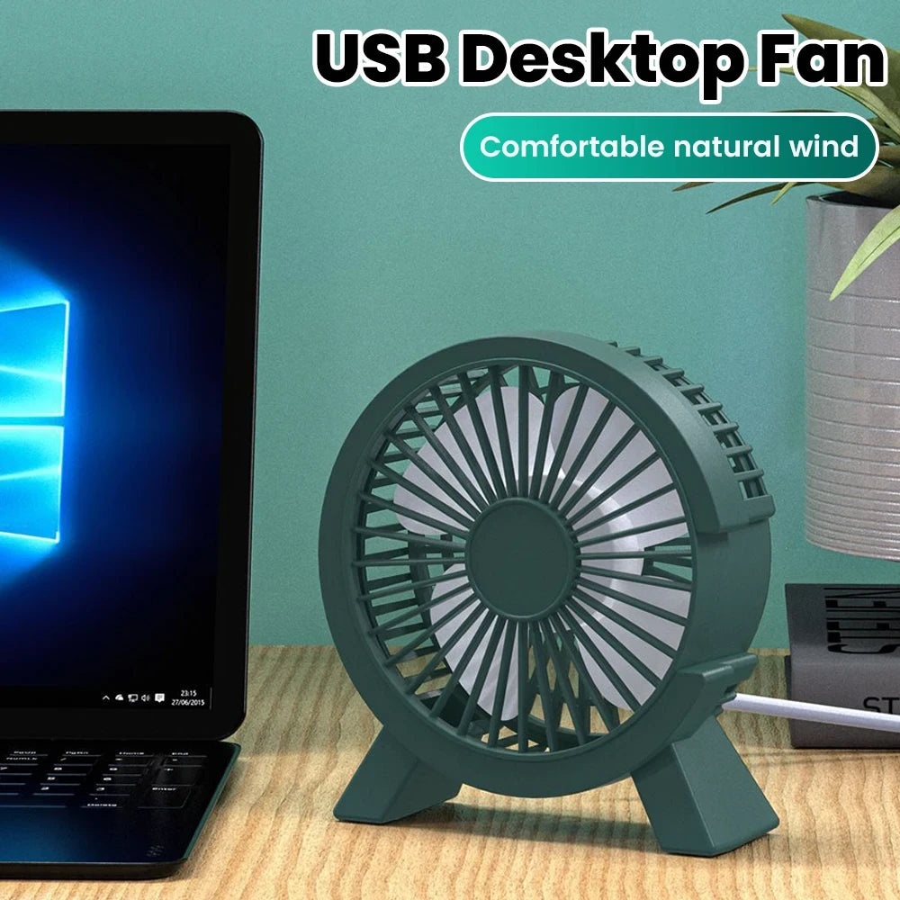 Portable USB Rechargeable Desk Fan
