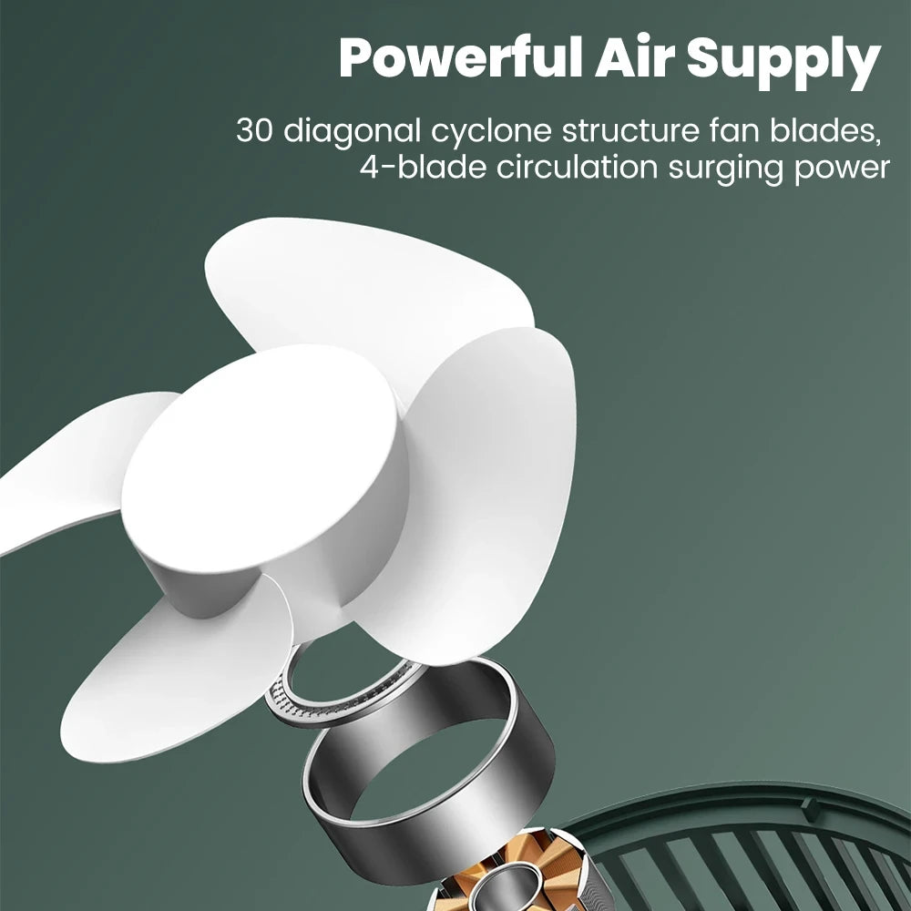 Portable USB Rechargeable Desk Fan