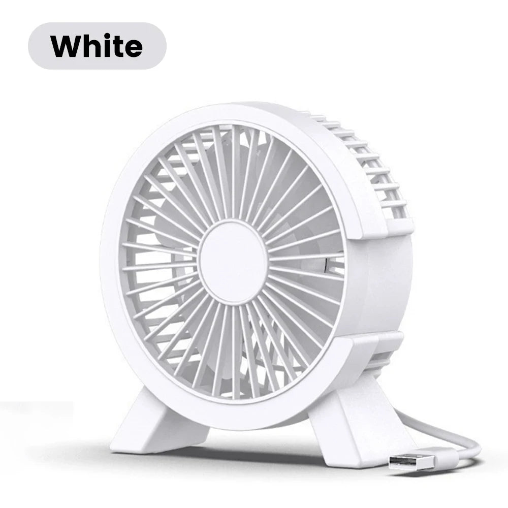 Portable USB Rechargeable Desk Fan